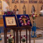 "6 апреля 2024 года, в канун праздника Благовещения Пресвятой Богородицы и недели 3-й Великого поста, Крестопоклонной, протоиерей Дмитрий Культинов совершил всенощное бдение с чином выноса Честного и Животворящего Креста Господня в храме Преображения Господня п. Кадом."