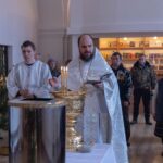 "19 января 2023 года, в праздник Святого Богоявления, Крещения Господа и Спасителя нашего Иисуса Христа, протоиерей Дмитрий Культинов совершил Божественную литургию в храме Преображения Господня п. Кадом."