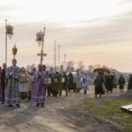 "14 апреля 2023 года, в Великий Пяток — день, посвященный воспоминанию Святых спасительных Страстей Господа нашего Иисуса Христа, протоиерей Дмитрий Культинов совершил вечерню с выносом Плащаницы в храме Преображения Господня п. Кадом. "