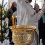 "18 января 2024 года, Навечерие Богоявления (Крещенский сочельник), протоиерей Дмитрий Культинов совершил Божественную литургию святителя Василия Великого в храме Преображения Господня п. Кадом."
