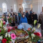 "3 мая 2024 года, в Великий Пяток — день, посвященный воспоминанию Святых спасительных Страстей Господа нашего Иисуса Христа, протоиерей Дмитрий Культинов совершил вечерню с выносом Плащаницы в храме Преображения Господня п. Кадом."