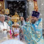 "21 июля, в Неделю 4-я по Пятидесятнице, в праздник Явления иконы Пресвятой Богородицы во граде Казани,протоиерей Дмитрий Культинов совершил Божественную Литургию в храме Преображения Господня п. Кадом."