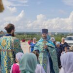 "21 июля, в Неделю 4-я по Пятидесятнице, в праздник Явления иконы Пресвятой Богородицы во граде Казани,протоиерей Дмитрий Культинов совершил Божественную Литургию в храме Преображения Господня п. Кадом."