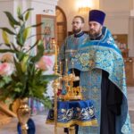 "20 июля 2024 года, в канун Недели 4-ой по Пятидесятнице, день явления иконы Пресвятой Богородицы во граде Казани, протоиерей Дмитрий Культинов совершил всенощное бдение в храме Преображения Господня п. Кадом."