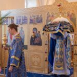 "Вечером 27 августа 2024 года, в канун праздника Успения Пресвятой Владычицы нашей Богородицы и Приснодевы Марии, протоиерей Дмитрий Культинов совершил всенощное бдение в храме Преображения Господня п. Кадом."