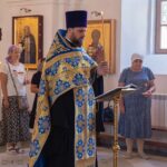 "Вечером 29 августа 2024 года, в Попразднство Успения Пресвятой Богородицы, протоиерей Дмитрий Культинов совершил всенощное бдение с чином Погребения Божией Матери в храме Преображения Господня п. Кадом."
