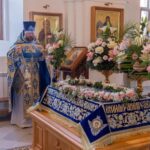 "Вечером 27 августа 2024 года, в канун праздника Успения Пресвятой Владычицы нашей Богородицы и Приснодевы Марии, протоиерей Дмитрий Культинов совершил всенощное бдение в храме Преображения Господня п. Кадом."