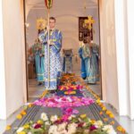 "Вечером 29 августа 2024 года, в Попразднство Успения Пресвятой Богородицы, протоиерей Дмитрий Культинов совершил всенощное бдение с чином Погребения Божией Матери в храме Преображения Господня п. Кадом."