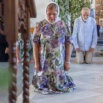 "8 июня 2025 года, в праздник Святой Троицы (Пятидесятницы), протоиерей Дмитрий Культинов совершил Божественную литургию в храме Преображения Господня п. Кадом."