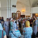"Паломническая группа «Фавор. Благодатные поездки» из г. Тамбов посетила храм Преображения Господня п. Кадом."