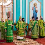"Настоятель храма Преображения Господня п. Кадом протоиерей Дмитрий Культинов принял молитвенное участие в торжествах по случаю дня памяти блаженной Матроны Анемнясевской."