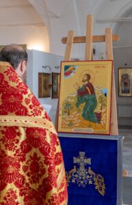 "2 августа 2025 года, в день памяти пророка Божия Илии, протоиерей Дмитрий Культинов совершил Божественную Литургию в храме Преображения Господня п. Кадом."